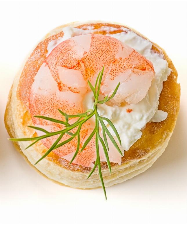 海老、クリームチーズ