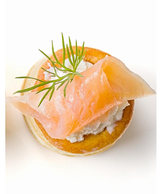 サーモン、クリームチーズ