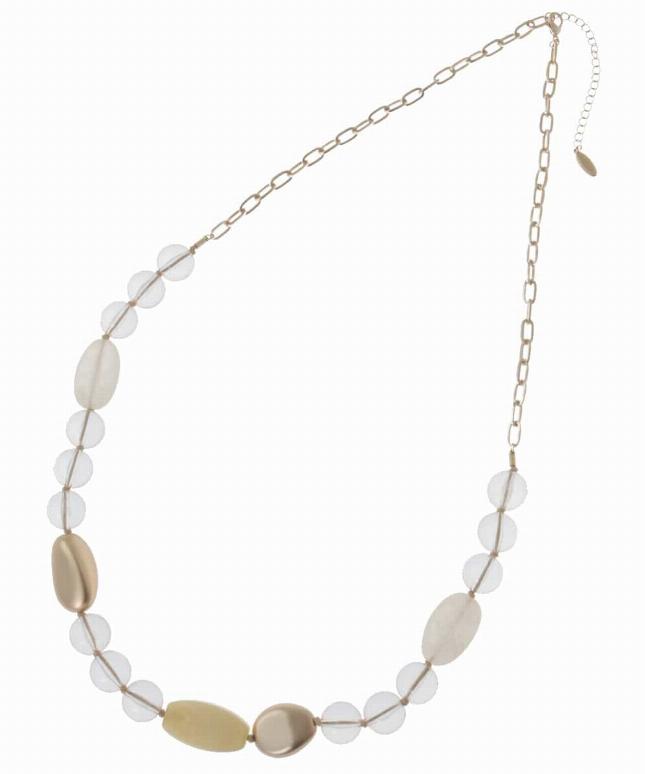 クリアパーツネックレス