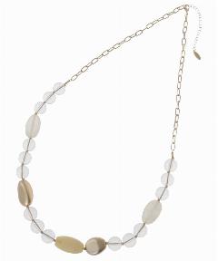 クリアパーツネックレス